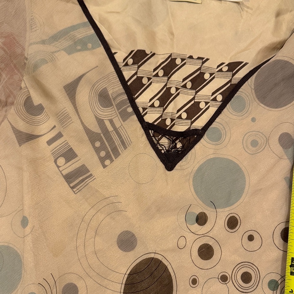 Max Studio Abstract Patterned Blouse - image 6